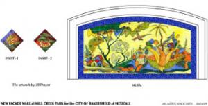 Mill Creek Tile Mural