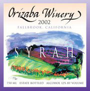 Orizaba Wine Label